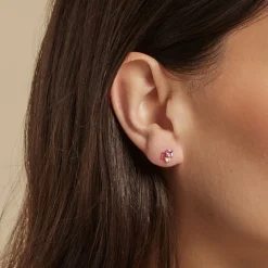 Histoire d'Or Boucles D'oreilles Puces Garland Or Jaune Oxyde De Zirconium Clearance