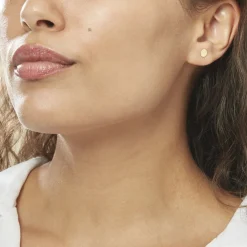 Histoire d'Or Boucles D'oreilles Puces Genovera Or Jaune