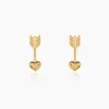 Histoire d'Or Boucles D'oreilles Puces Hannie Plaqué Or Jaune Online