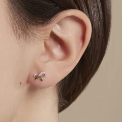 Histoire d'Or Boucles D'oreilles Puces Heldea Cheval Or Jaune Best