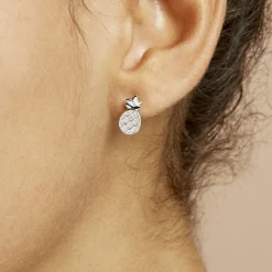 Histoire d'Or Boucles D'oreilles Puces Harold Argent Blanc Oxyde De Zirconium Hot