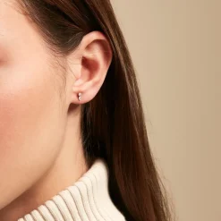 Histoire d'Or Boucles D'oreilles Puces Huey Or Jaune Oxyde De Zirconium Outlet