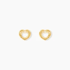 Histoire d'Or Boucles D'oreilles Puces Himelinda Or Jaune Sale