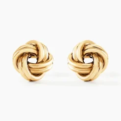 Histoire d'Or Boucles D'oreilles Puces Ilhame Nid Or Jaune