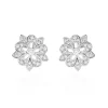 Histoire d'Or Boucles D'oreilles Puces Iona Argent Blanc Oxyde De Zirconium Discount