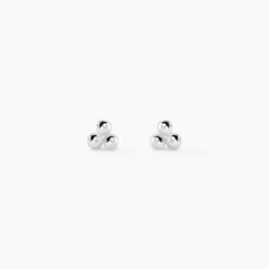 Histoire d'Or Boucles D'oreilles Puces Ina Argent Blanc Sale