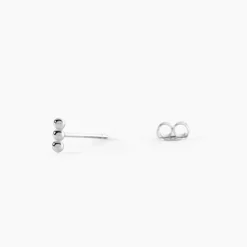 Histoire d'Or Boucles D'oreilles Puces Ina Argent Blanc Outlet