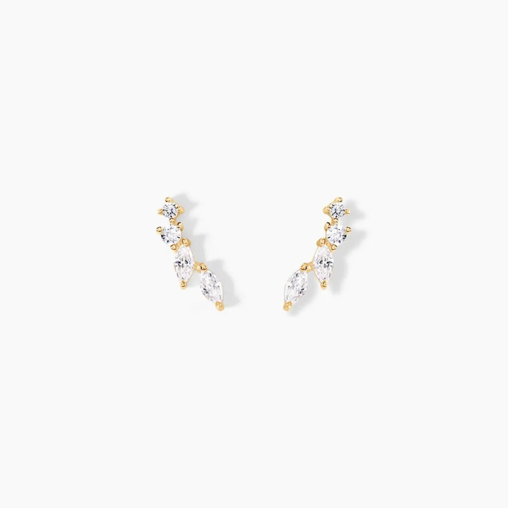 Histoire d'Or Boucles D'oreilles Puces Iuliana Or Jaune Oxyde De Zirconium
