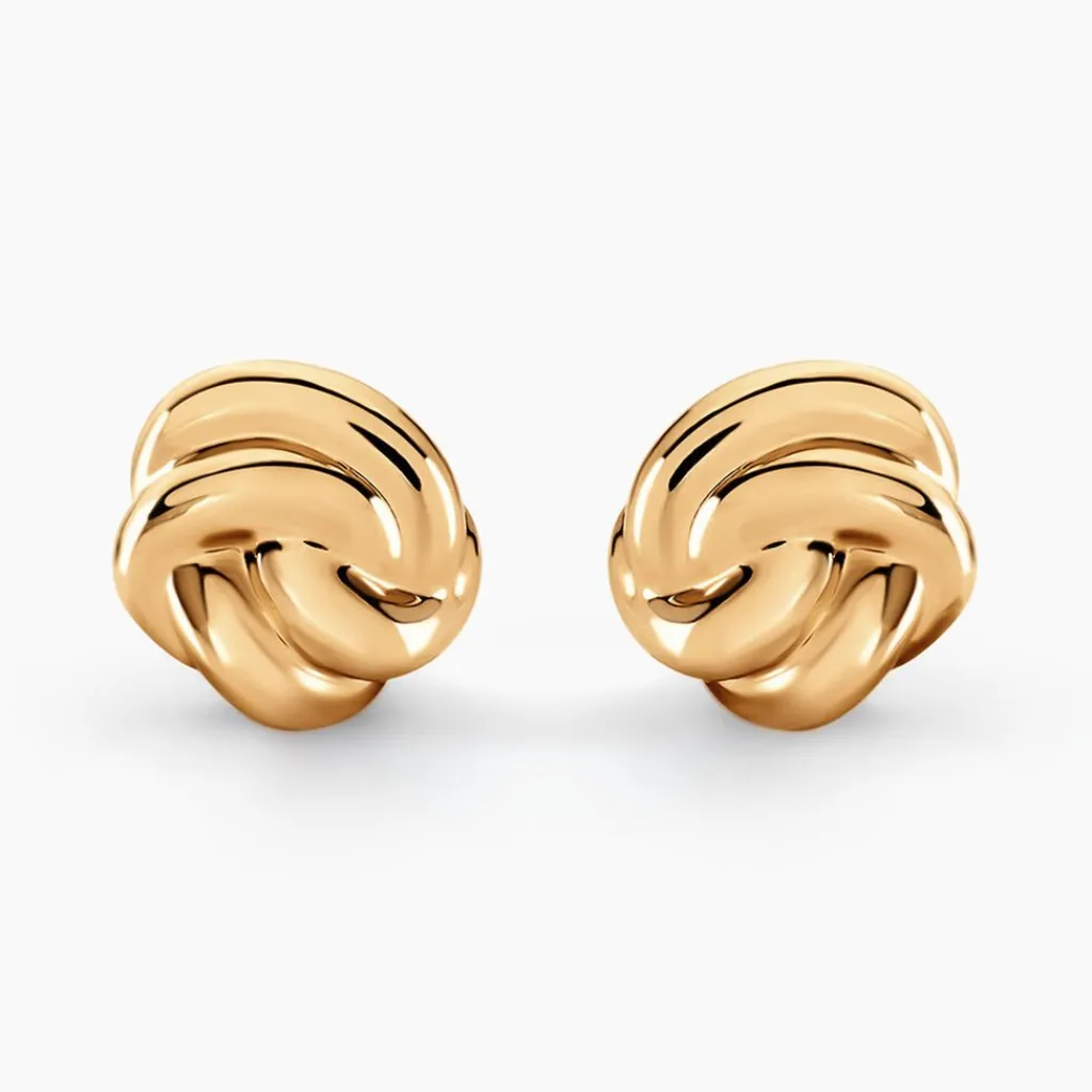 Histoire d'Or Boucles D'oreilles Puces Ismène Plaqué Or Doré Online