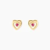 Histoire d'Or Boucles D'oreilles Puces Izild Or Jaune Rubis Online