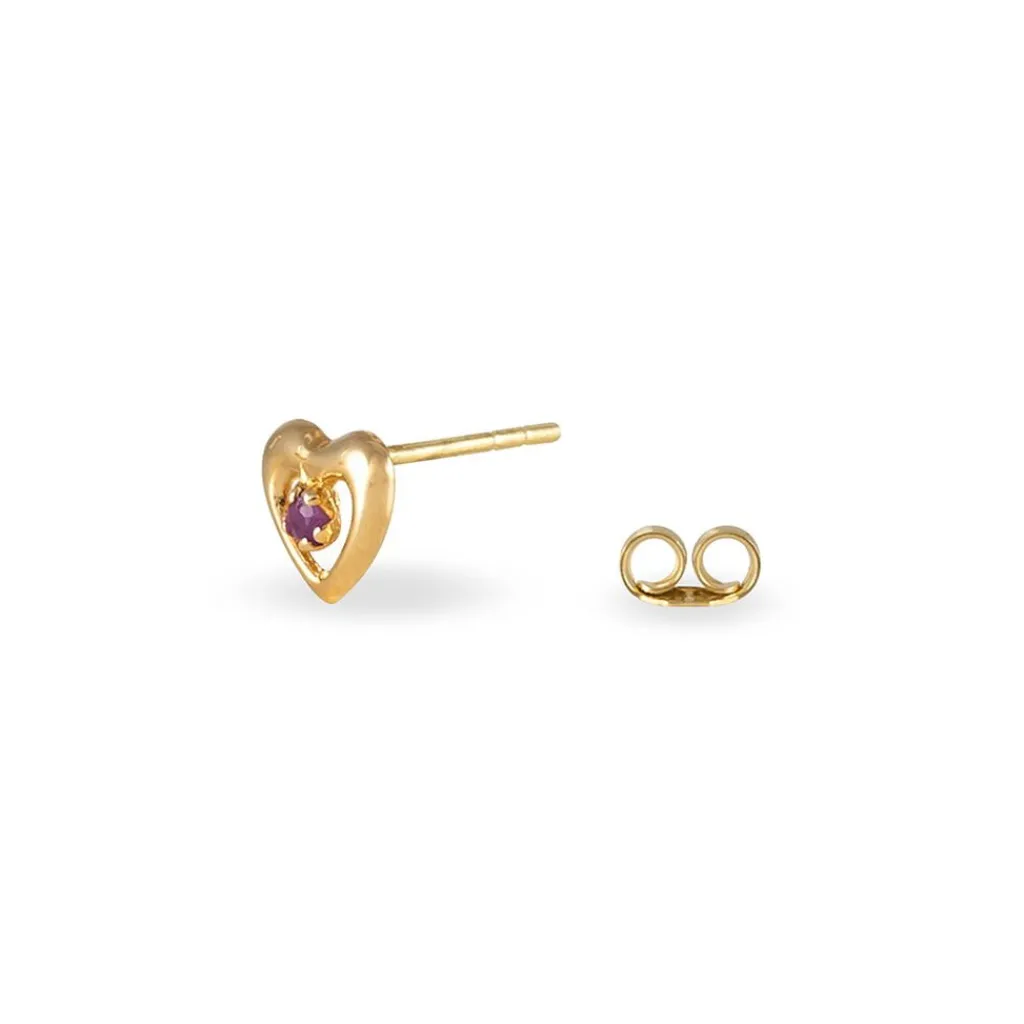 Histoire d'Or Boucles D'oreilles Puces Izild Or Jaune Rubis Online