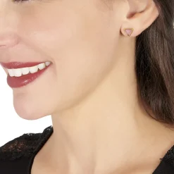 Histoire d'Or Boucles D'oreilles Puces Juliete Or Jaune Amethyste Outlet