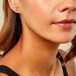 Histoire d'Or Boucles D'Oreilles Puces Jolyon Or Jaune Diamant Clearance