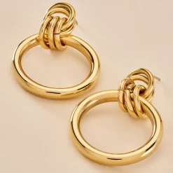 Histoire d'Or Boucles D'oreilles Puces Josephine Acier Doré Hot