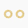 Histoire d'Or Boucles D'Oreilles Puces Josephe Acier Jaune Discount
