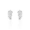 Histoire d'Or Boucles D'oreilles Puces Jade Argent Blanc Oxyde De Zirconium
