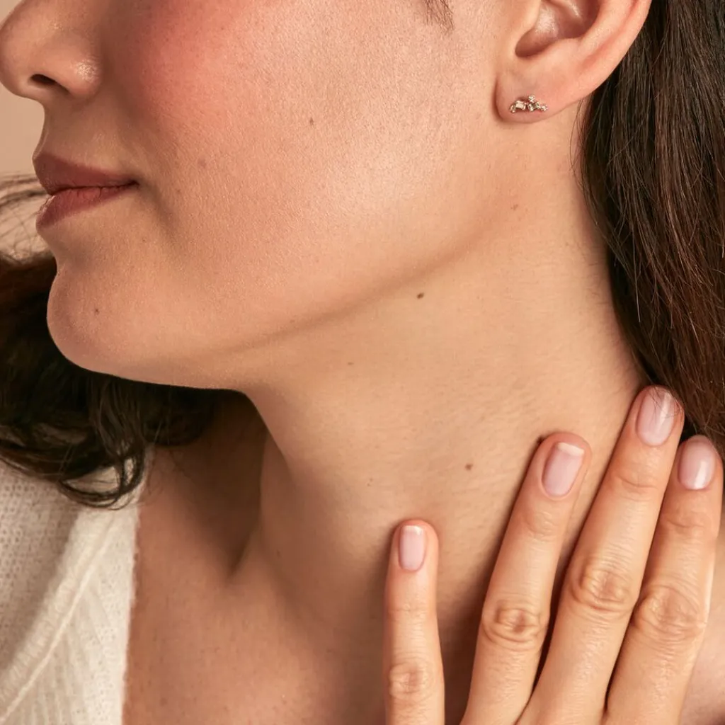 Histoire d'Or Boucles D'oreilles Puces Joy or jaune diamant Best