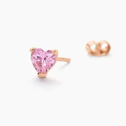 Histoire d'Or Boucles D'oreilles Puces Kelvyn Argent Rose Oxyde De Zirconium argent rose oxyde rose Outlet