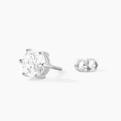 Histoire d'Or Boucles D'oreilles Puces Kylianna Argent Blanc Oxyde De Zirconium Discount