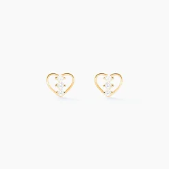 Histoire d'Or Boucles D'oreilles Puces Konnor Or Jaune Oxyde De Zirconium Hot