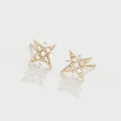 Histoire d'Or Boucles D'oreilles Puces Konstantsia Or Jaune Oxyde Online