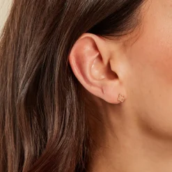 Histoire d'Or Boucles D'oreilles Puces Klotild Or Jaune Sale