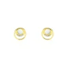 Histoire d'Or Boucles D'oreilles Puces Kamilka Or Jaune Nacre Et Oxydes Online