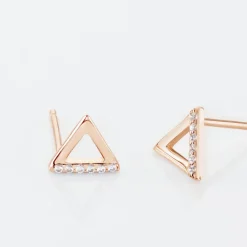 Histoire d'Or Boucles D'oreilles Puces Lorena Argent Rose Oxyde De Zirconium argent rose oxyde zirconium Outlet