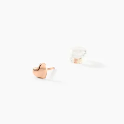 Histoire d'Or Boucles D'oreilles Puces Lison Or Rose Hot