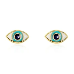 Histoire d'Or Boucles D'oreilles Puces Look At Me Or Jaune Clearance