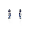 Histoire d'Or Boucles D'oreilles Puces Ligera Or Blanc Saphir Et Diamant Discount