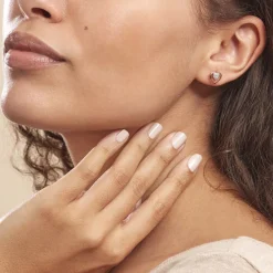 Histoire d'Or Boucles D'oreilles Puces Liana Or Rose Diamant Sale