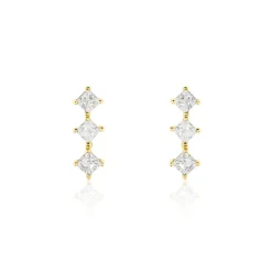Histoire d'Or Boucles D'oreilles Puces Lorens Or Jaune Oxyde De Zirconium Outlet