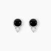 Histoire d'Or Boucles D'oreilles Puces Lonna Argent Blanc Verre Oxyde De Zirconium Best