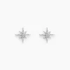 Histoire d'Or Boucles D'oreilles Puces Lysianne Argent Blanc Oxyde De Zirconium Discount