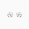 Histoire d'Or Boucles D'oreilles Puces Loeiza Argent Blanc Oxyde De Zirconium