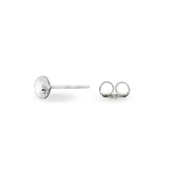 Histoire d'Or Boucles D'oreilles Puces Loeiza Argent Blanc Oxyde De Zirconium