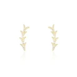Histoire d'Or Boucles D'oreilles Puces Ligeia Or Jaune Oxyde De Zirconium Outlet