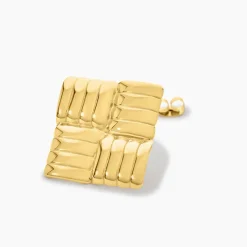 Histoire d'Or Boucles D'Oreilles Puces Lilly Acier Jaune Discount