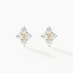 Histoire d'Or Boucles D'oreilles Puces Margh Or Jaune Oxyde De Zirconium Clearance