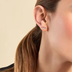 Histoire d'Or Boucles D'oreilles Puces Marquise Or Jaune Oxyde De Zirconium Outlet