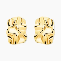 Histoire d'Or Boucles D'oreilles Puces Maelisa Acier Jaune Sans Pierre Hot