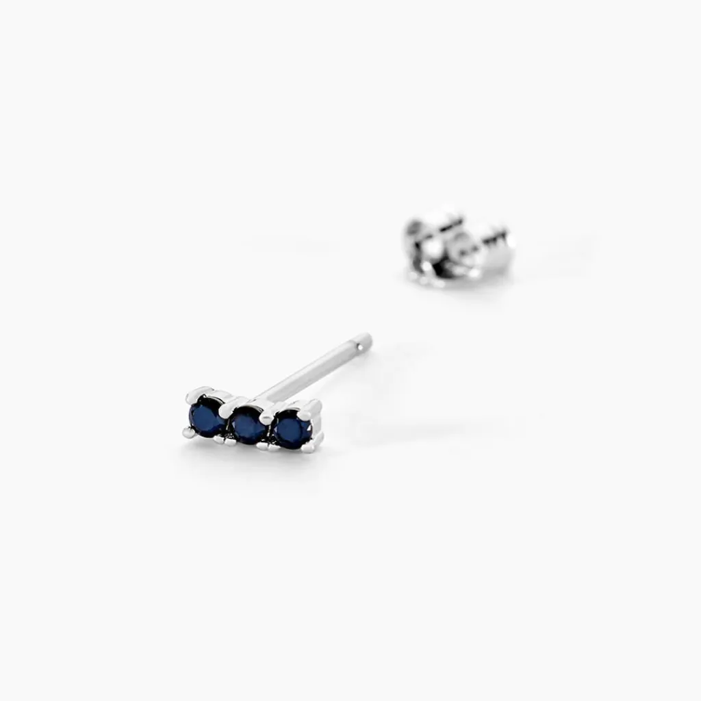 Histoire d'Or Boucles D'oreilles Puces Mai-ly Argent Blanc Oxyde De Zirconium Best