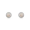 Histoire d'Or Boucles D'oreilles Puces Mathie Argent Blanc Perle De Culture Et Oxyde Online