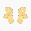 Histoire d'Or Boucles D'oreilles Puces Myria Acier Jaune
