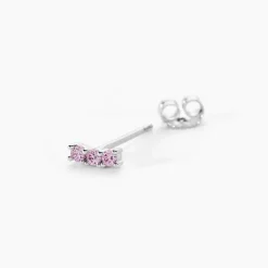 Histoire d'Or Boucles D'oreilles Puces Mai-ly Argent Blanc Oxyde De Zirconium Sale