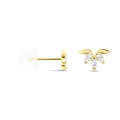 Histoire d'Or Boucles D'oreilles Puces Maralyn Or Jaune Oxyde De Zirconium Discount