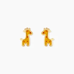Histoire d'Or Boucles D'Oreilles Puces Mostafa Or Jaune Clearance