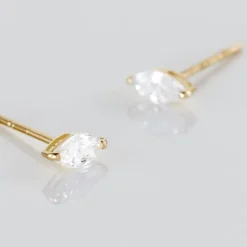 Histoire d'Or Boucles D'oreilles Puces Muflier Or Jaune Oxyde Online