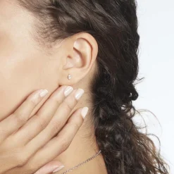 Histoire d'Or Boucles D'oreilles Puces Muflier Or Jaune Oxyde Online